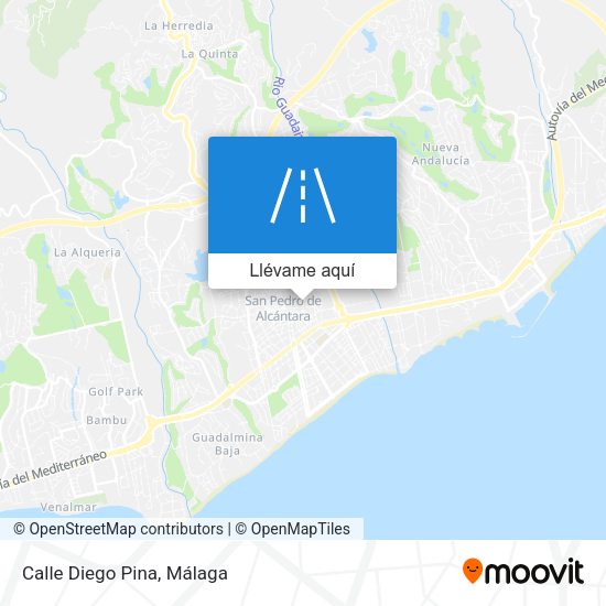 Mapa Calle Diego Pina