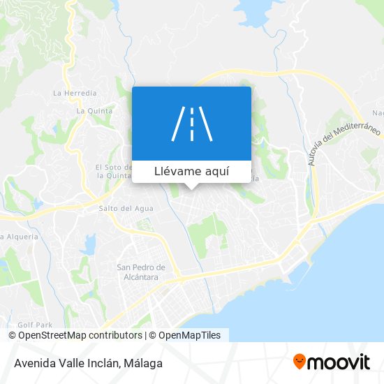 Mapa Avenida Valle Inclán