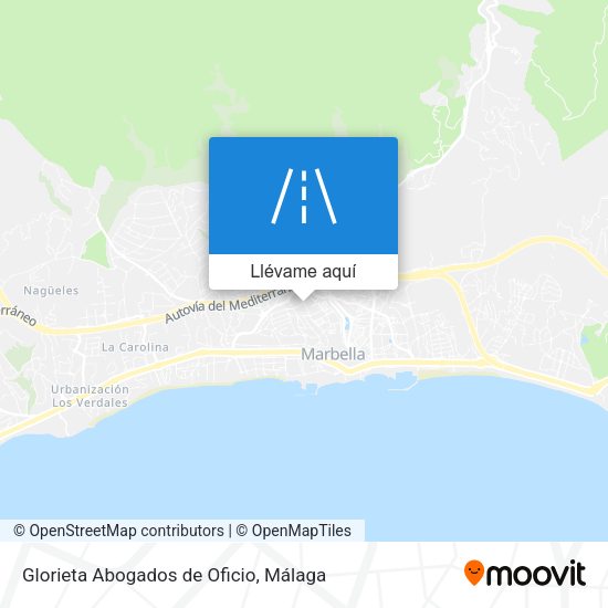 Mapa Glorieta Abogados de Oficio