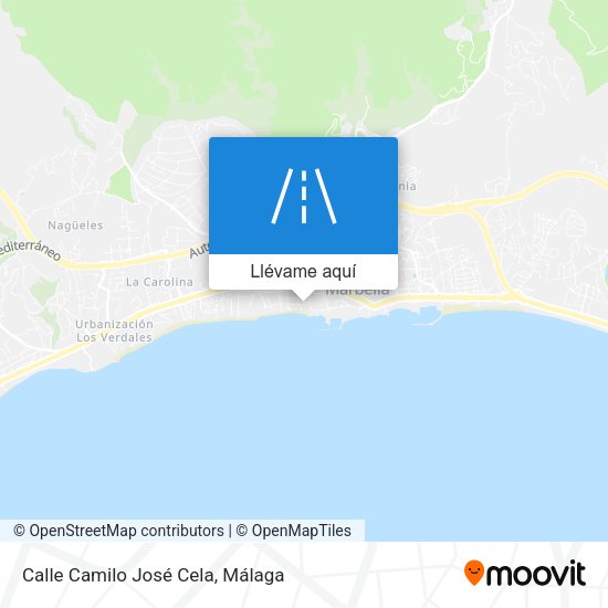 Mapa Calle Camilo José Cela
