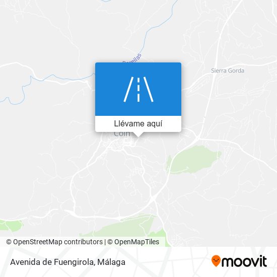 Mapa Avenida de Fuengirola