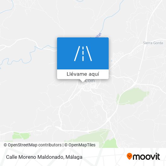 Mapa Calle Moreno Maldonado