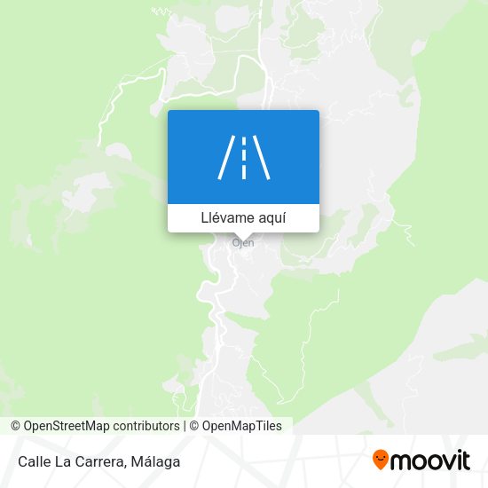 Mapa Calle La Carrera
