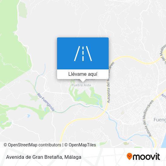 Mapa Avenida de Gran Bretaña