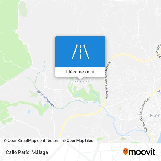Mapa Calle París