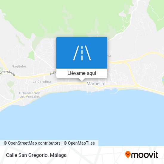 Mapa Calle San Gregorio