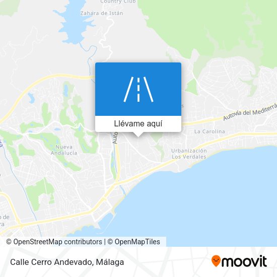 Mapa Calle Cerro Andevado