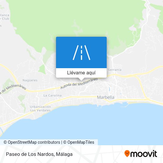 Mapa Paseo de Los Nardos
