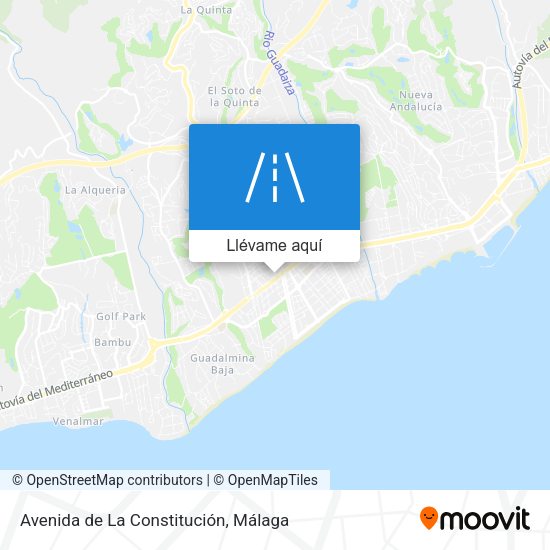 Mapa Avenida de La Constitución