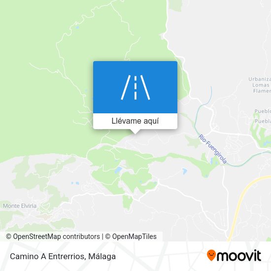 Mapa Camino A Entrerrios