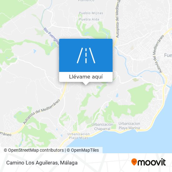 Mapa Camino Los Aguileras