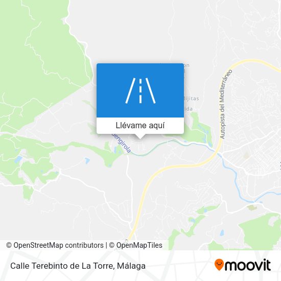 Mapa Calle Terebinto de La Torre
