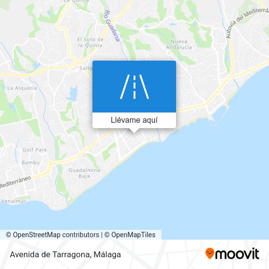 Mapa Avenida de Tarragona