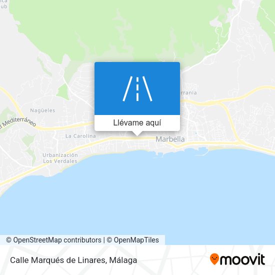 Mapa Calle Marqués de Linares