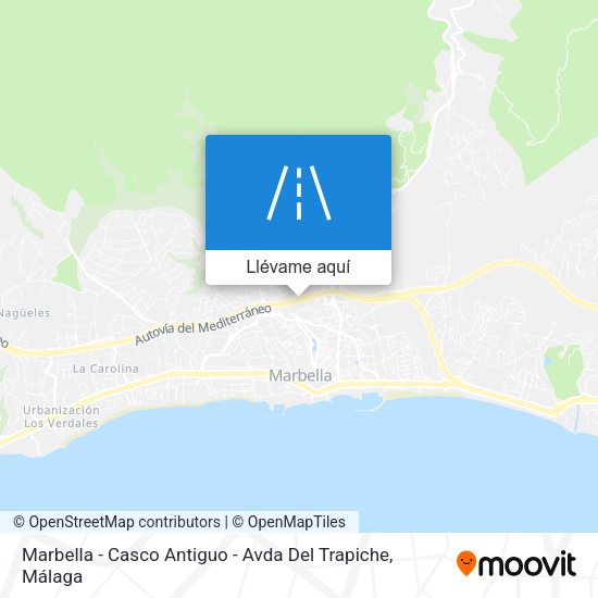 Mapa Marbella - Casco Antiguo - Avda Del Trapiche