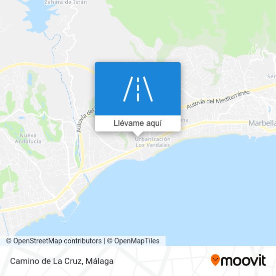 Mapa Camino de La Cruz
