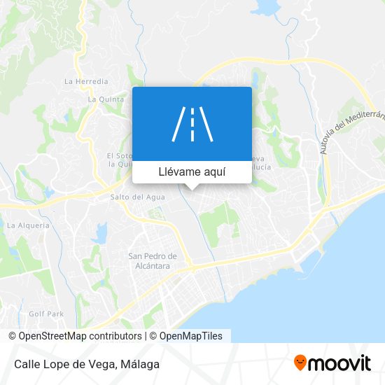 Mapa Calle Lope de Vega