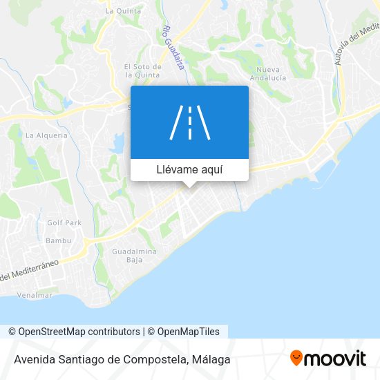 Mapa Avenida Santiago de Compostela