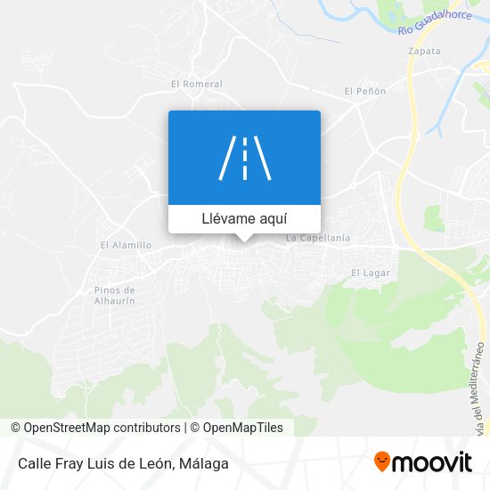 Mapa Calle Fray Luis de León
