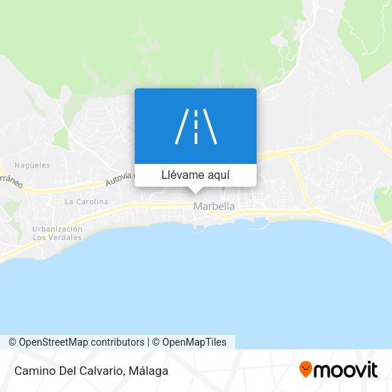 Mapa Camino Del Calvario