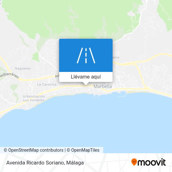 Mapa Avenida Ricardo Soriano