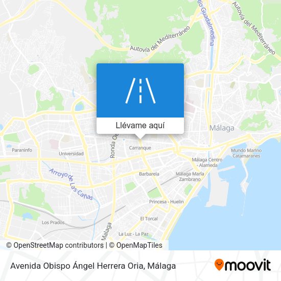 Mapa Avenida Obispo Ángel Herrera Oria