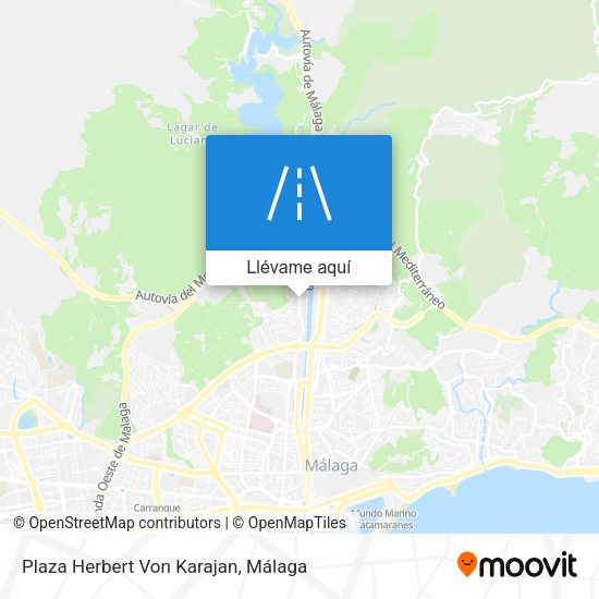 Mapa Plaza Herbert Von Karajan