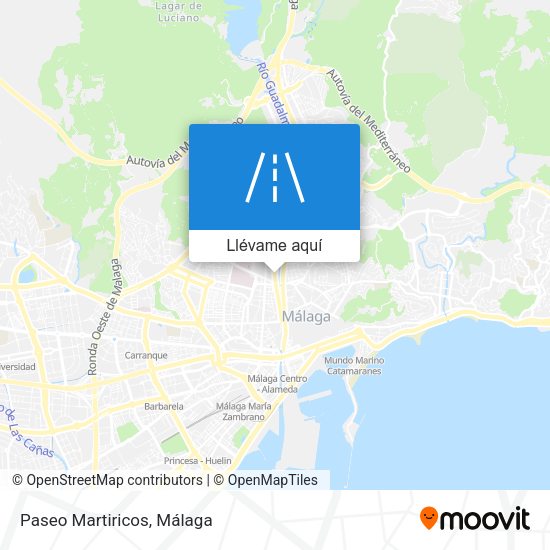 Mapa Paseo Martiricos