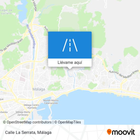 Mapa Calle La Serrata