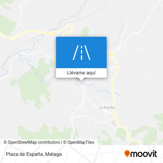 Mapa Plaza de España