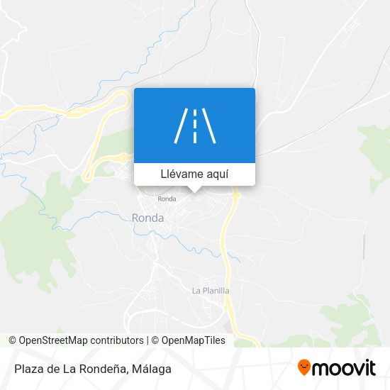 Mapa Plaza de La Rondeña