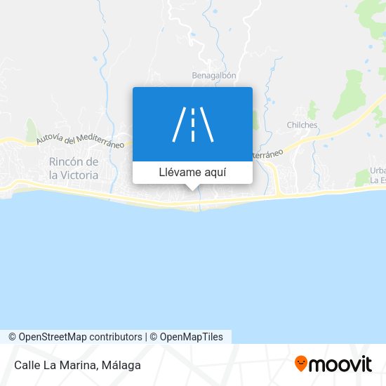 Mapa Calle La Marina