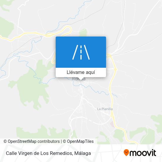 Mapa Calle Virgen de Los Remedios