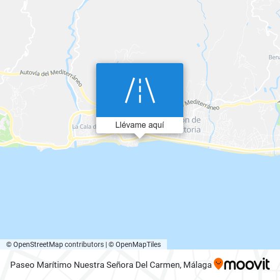 Mapa Paseo Marítimo Nuestra Señora Del Carmen