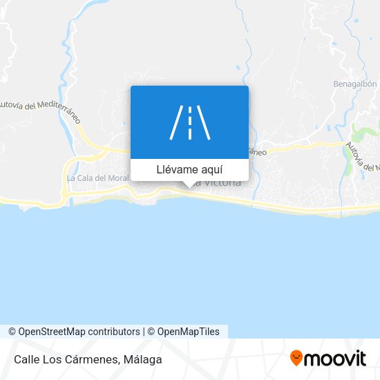 Mapa Calle Los Cármenes