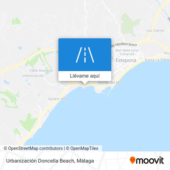 Mapa Urbanización Doncella Beach
