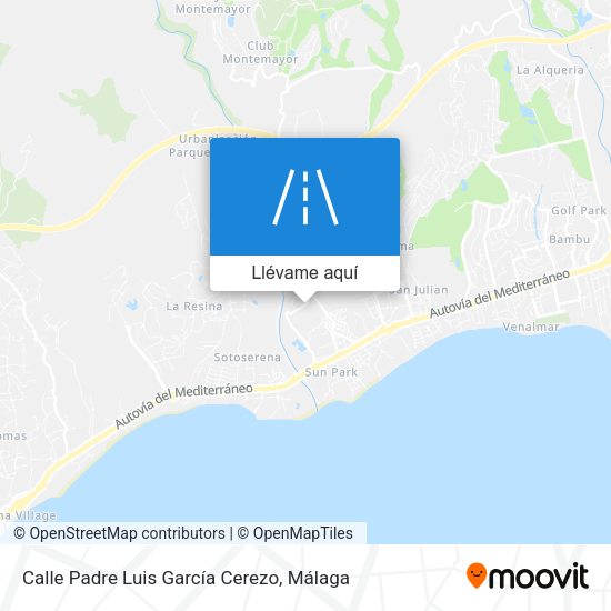 Mapa Calle Padre Luis García Cerezo