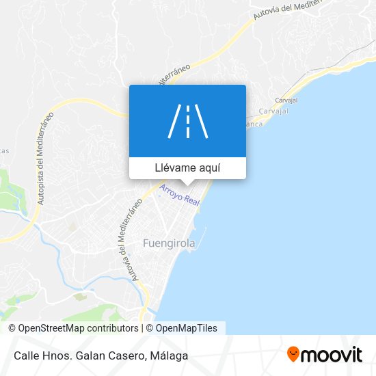 Mapa Calle Hnos. Galan Casero