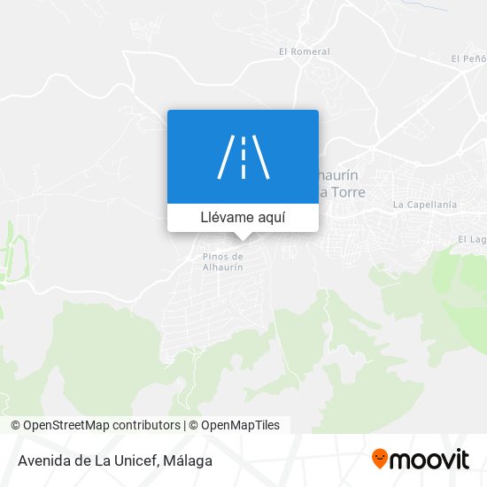 Mapa Avenida de La Unicef