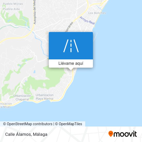 Mapa Calle Álamos