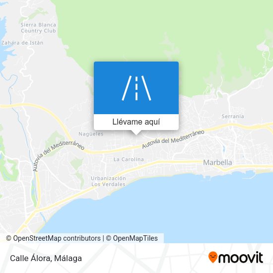 Mapa Calle Álora