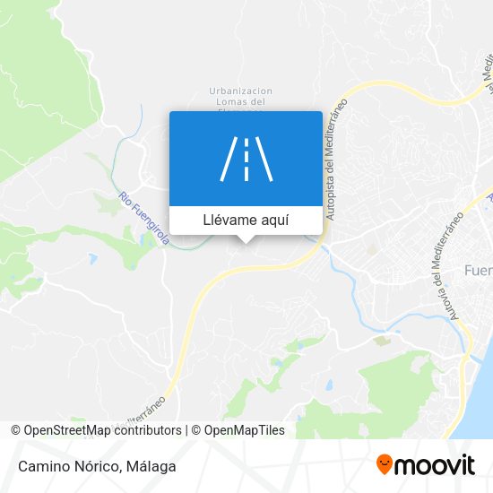 Mapa Camino Nórico
