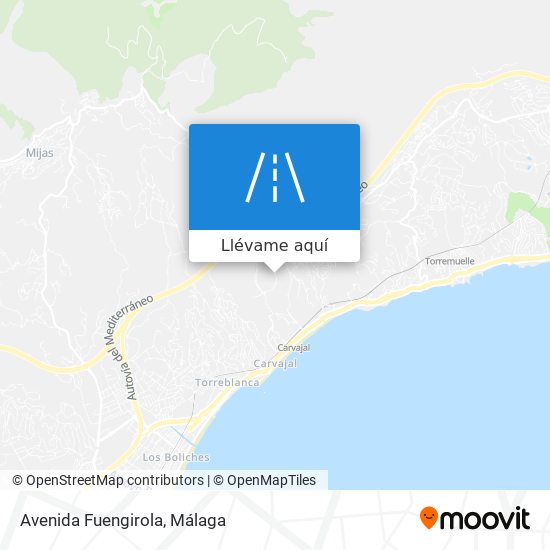 Mapa Avenida Fuengirola