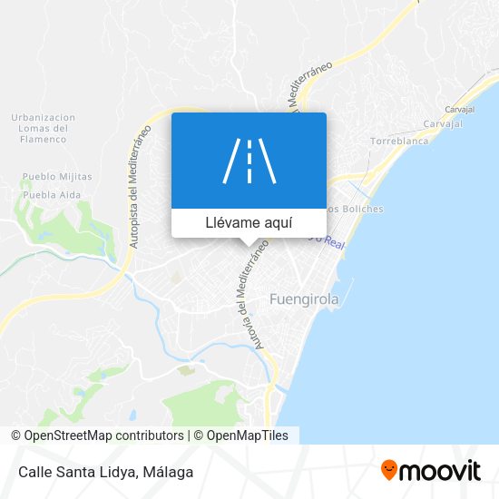 Mapa Calle Santa Lidya