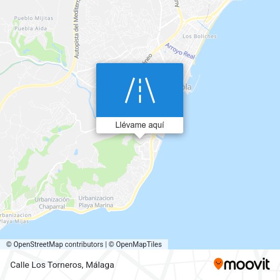 Mapa Calle Los Torneros