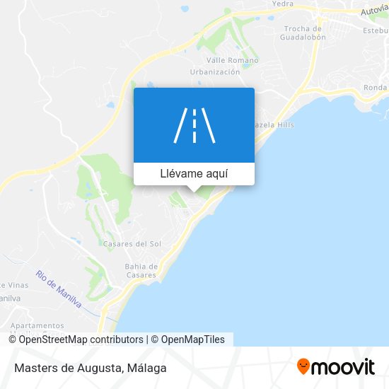 Mapa Masters de Augusta