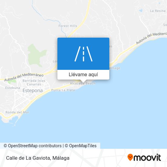 Mapa Calle de La Gaviota