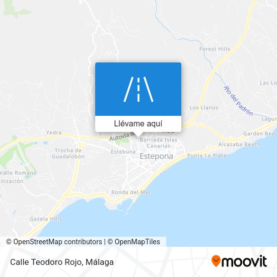 Mapa Calle Teodoro Rojo