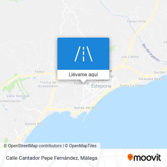 Mapa Calle Cantador Pepe Fernández