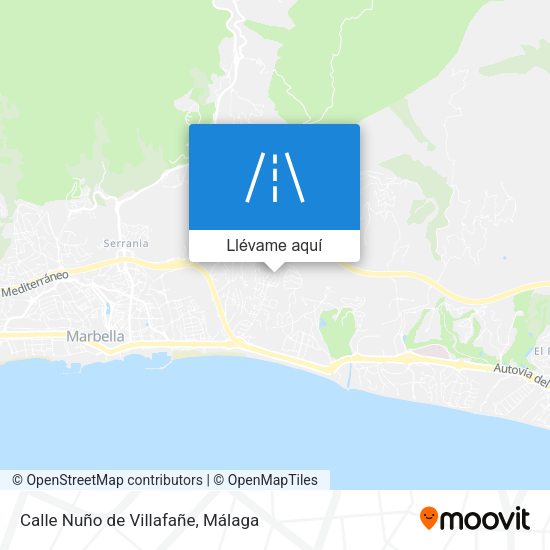 Mapa Calle Nuño de Villafañe